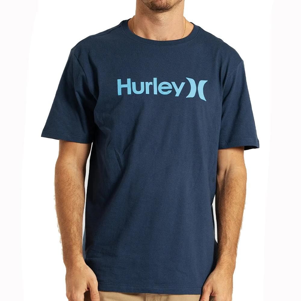 Camiseta Hurley O&O Solid SM26 Masculina Marinho