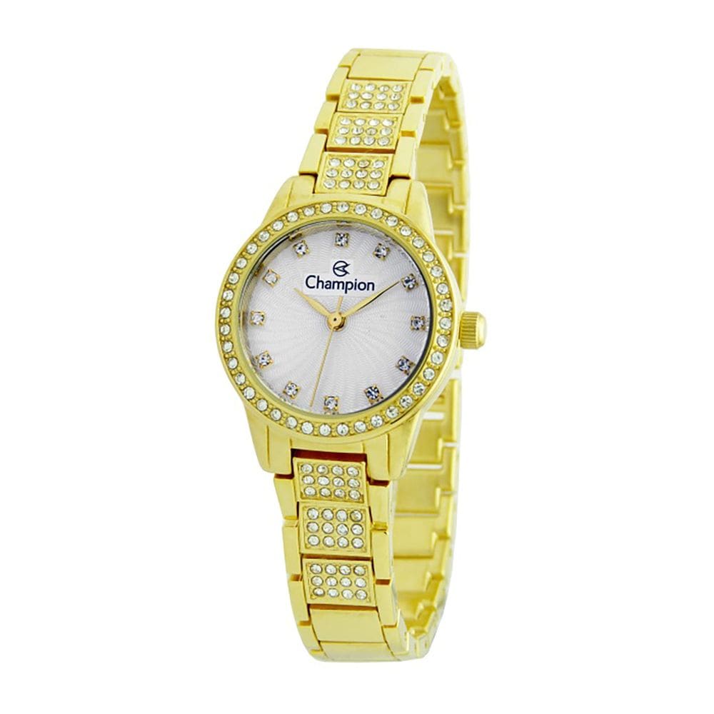 Relógio CHAMPION feminino analógico dourado CF25278H