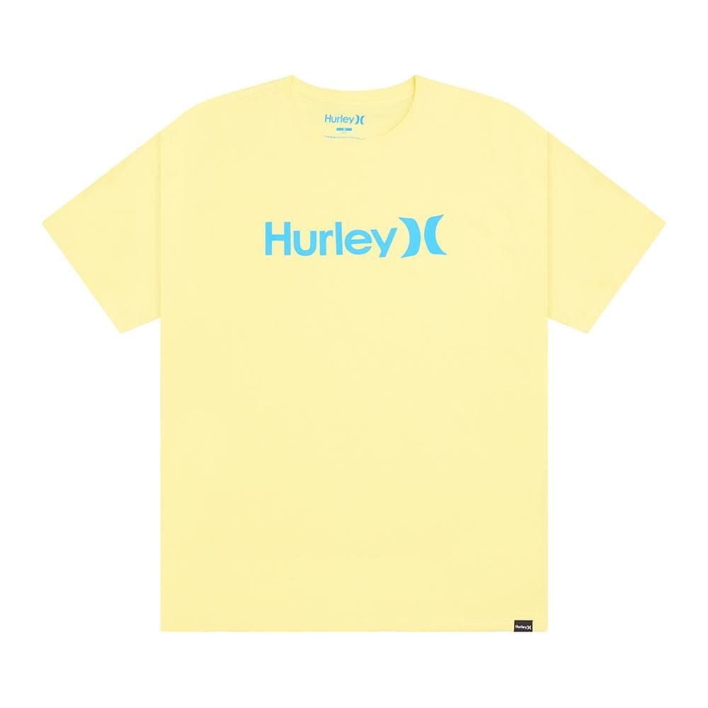 Camiseta Hurley O&O Solid SM26 Masculina Amarelo