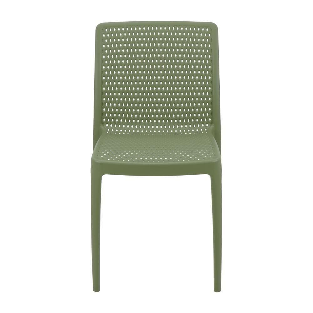 Cadeira Tramontina Isabelle Em Polipropileno Ocean Clean Verde Oliva