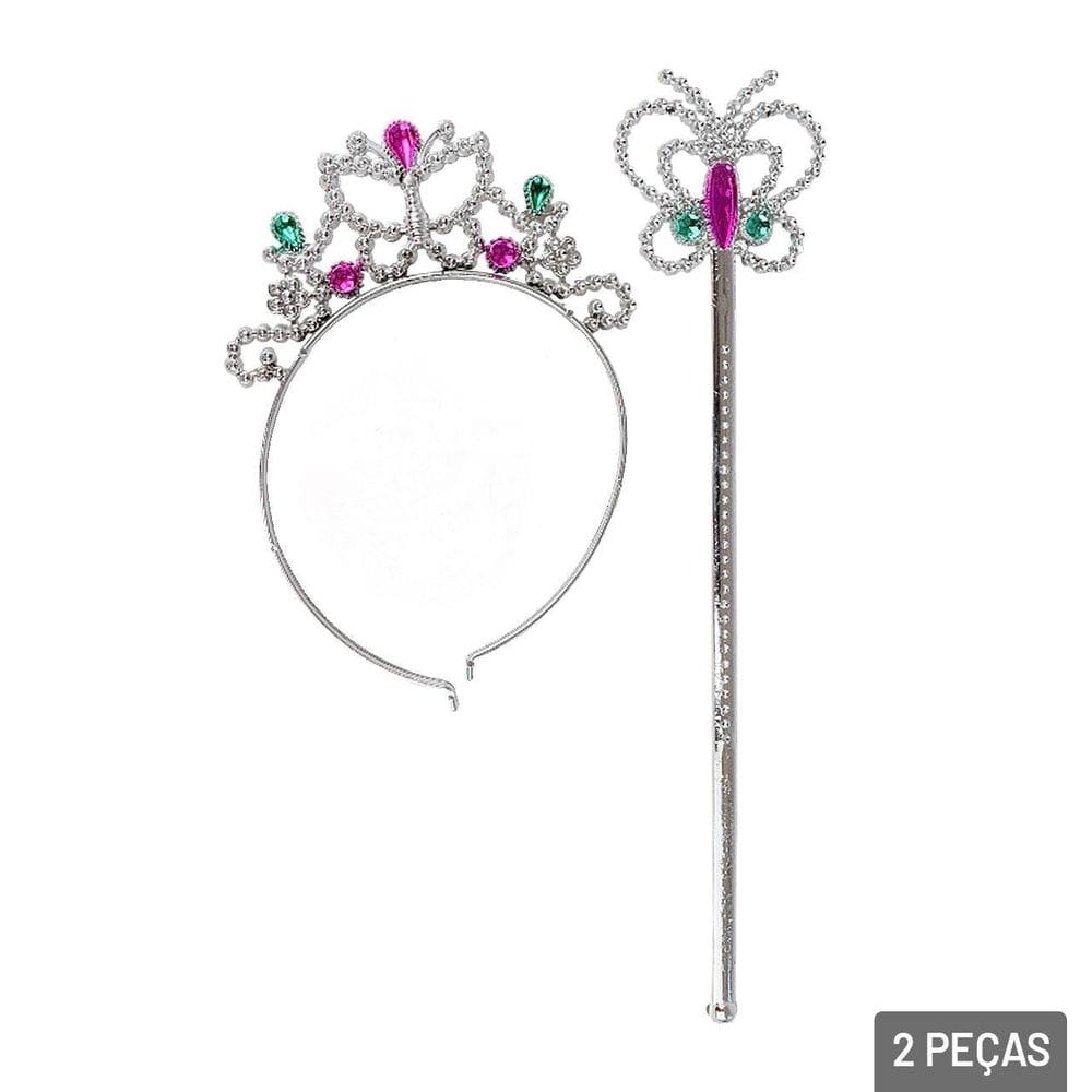 KIT Princesa Coroa e Varinha - Tudo em Caixa