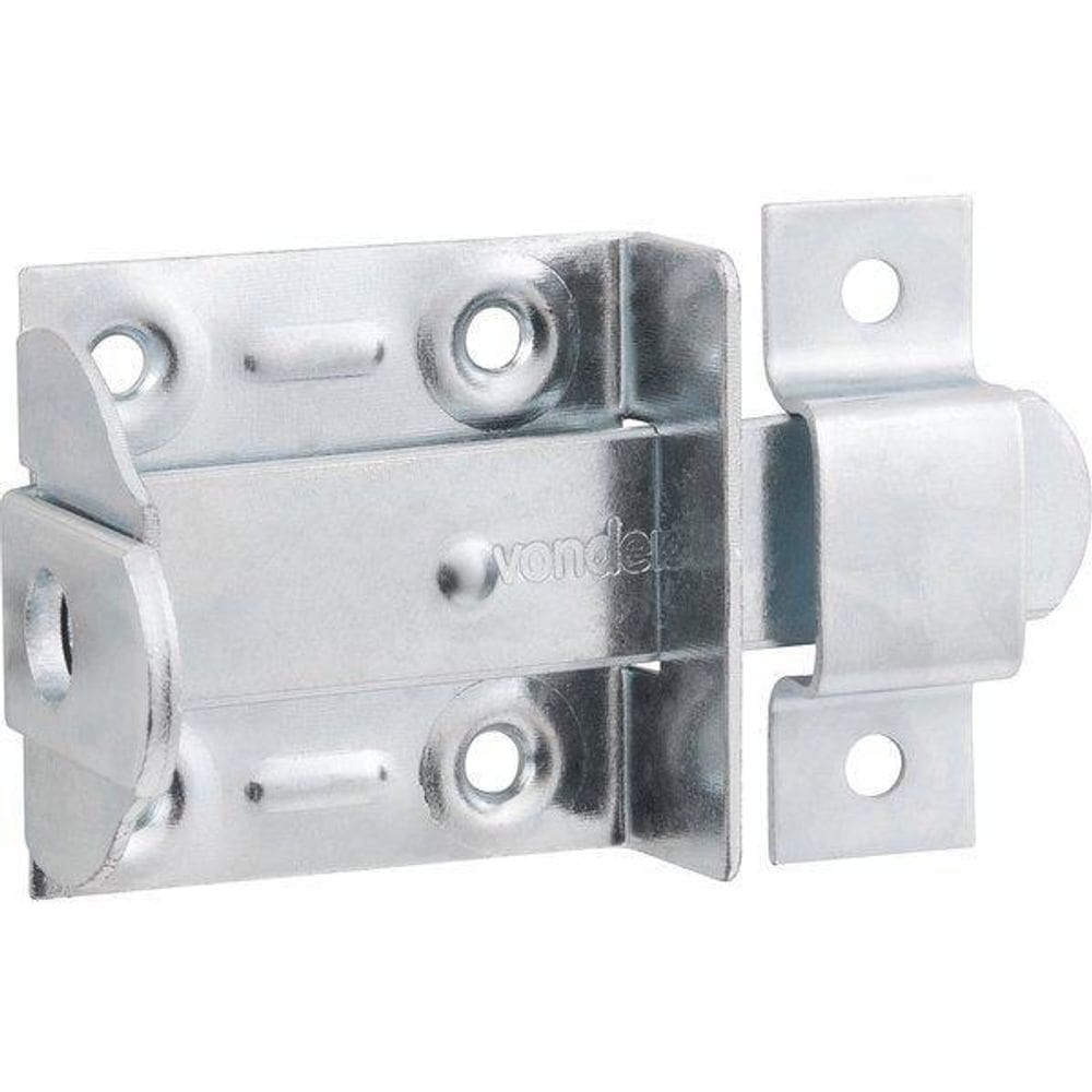 Vonder - Fecho Chato Com Porta-Cadeado 2 Zincado