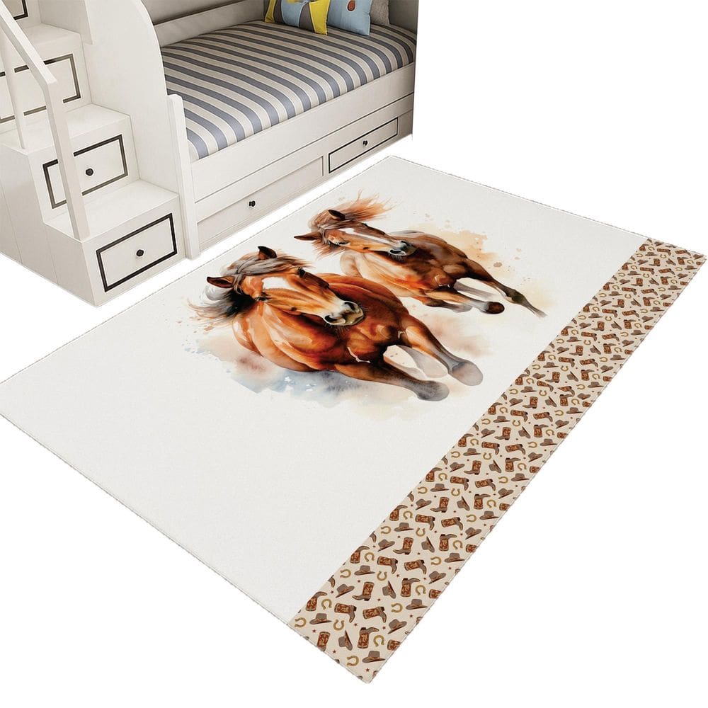 Tapete Infantil Estampado 1,00X1,35Decorativo Antiderrapante