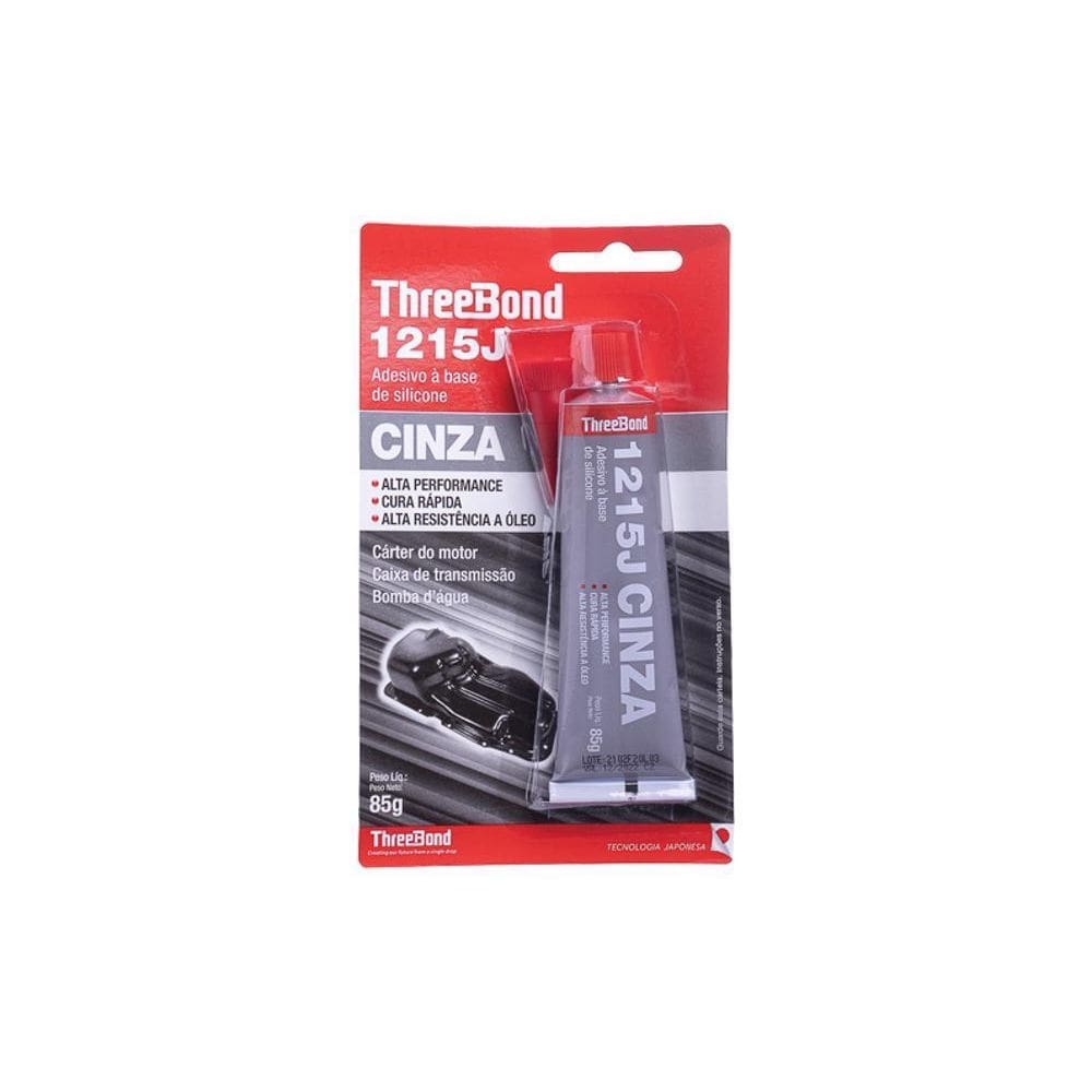 Silicone Alta Temperatura Cinza Tb 1215J 85G - Threebond