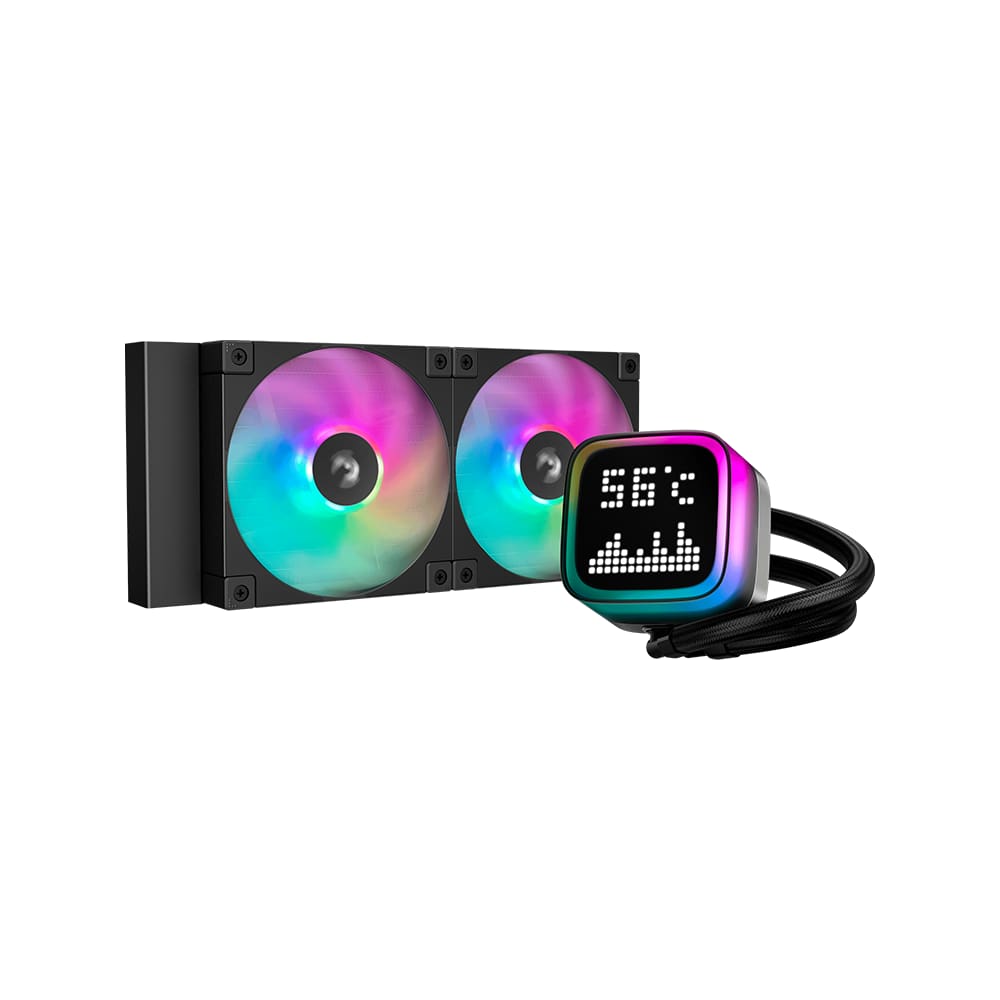 Water Cooler DeepCool LP240 RGB Com Display Pixel Preto