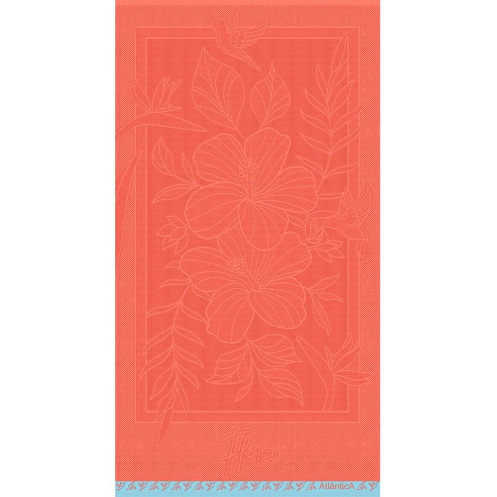 Toalha de Praia Atlântica Marés 100% Algodão 440 g/m² 80x150cm