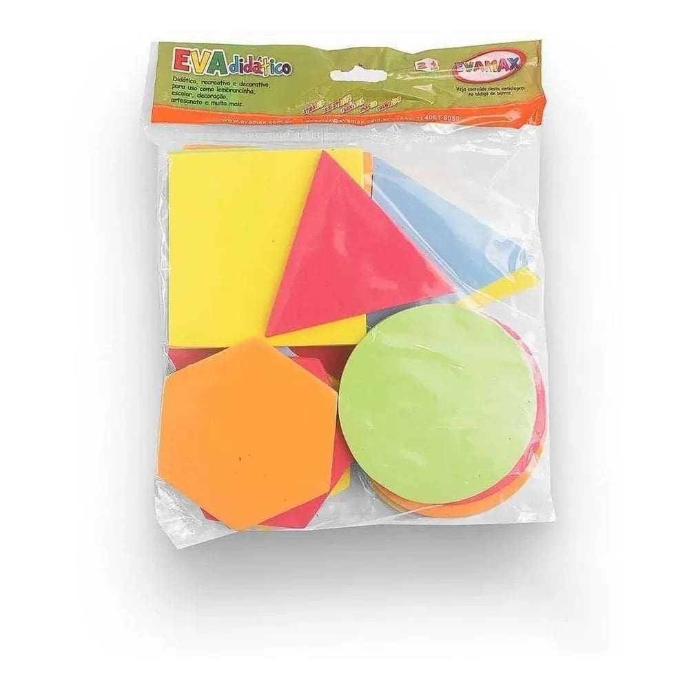 Figuras Geométricas EVA com 20 Peças 5653 - Evamax