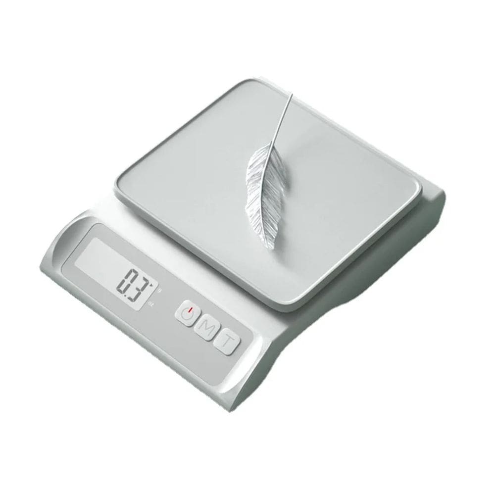Balança Digital de Cozinha de 6kg Com Bateria Recarregável