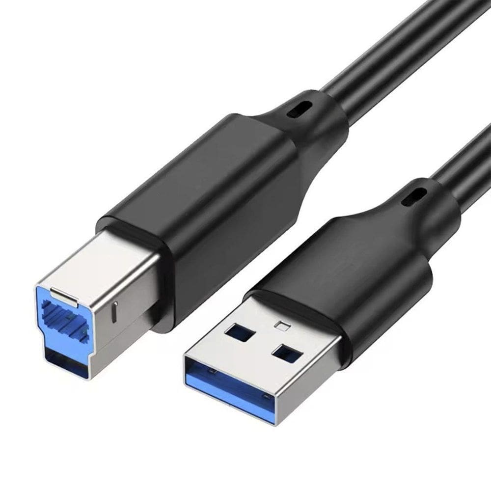 Cabo Usb B 3.0 5Gbps 3 Metros Hubs Hd Externo Blindado