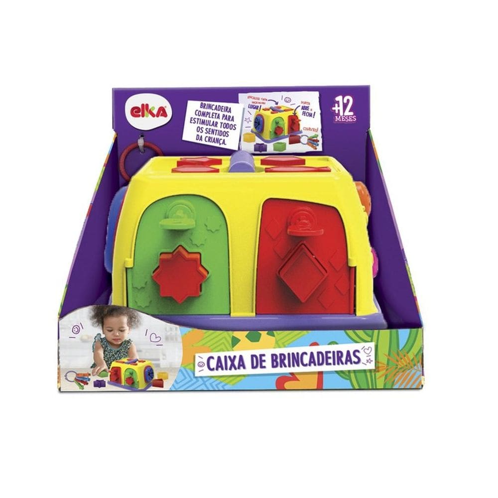 Brinquedo Infantil Caixa De Brincadeiras - Elka 1135