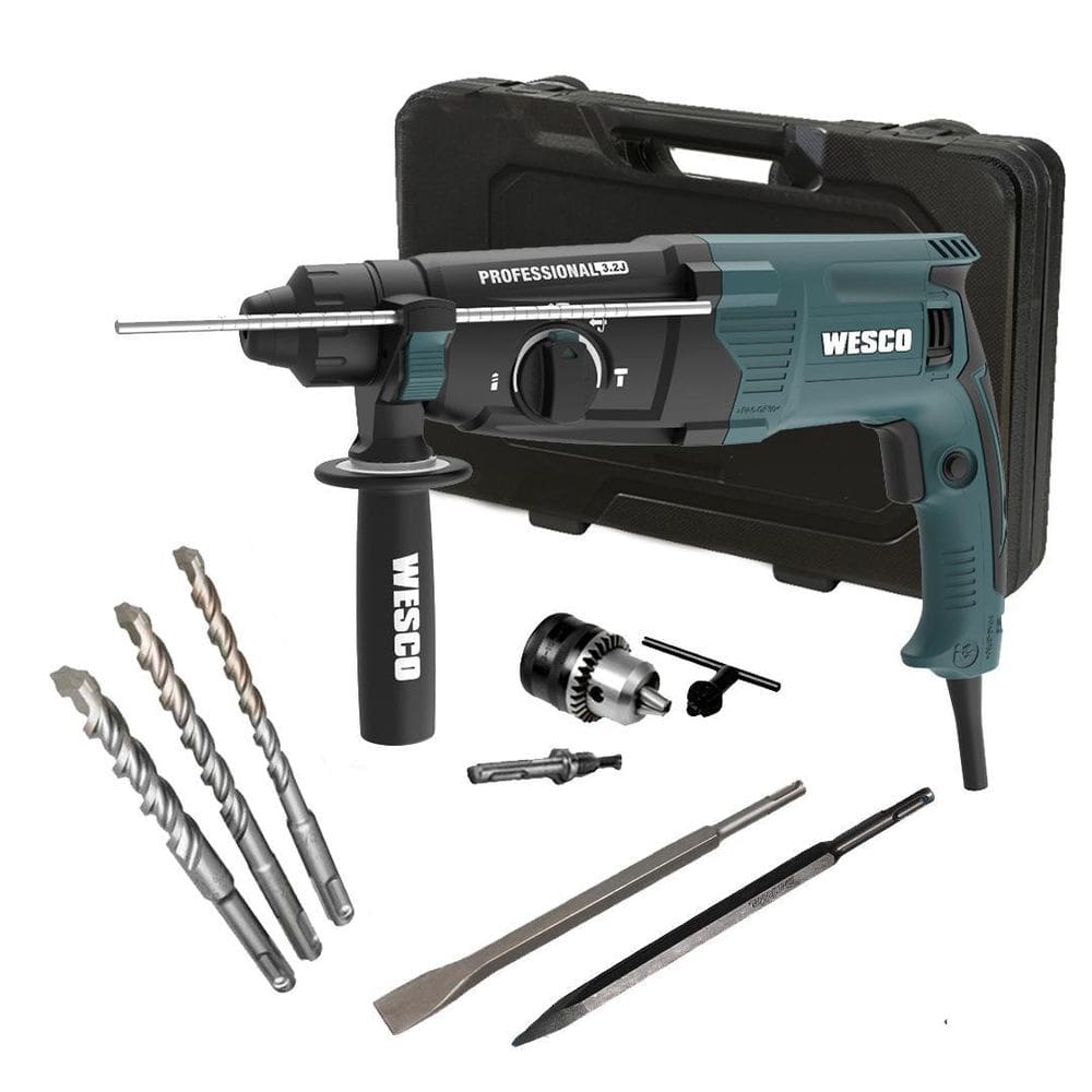 Martelete Romp Perf Wesco 900W 3,2J Ws3228K + Mandril 220V
