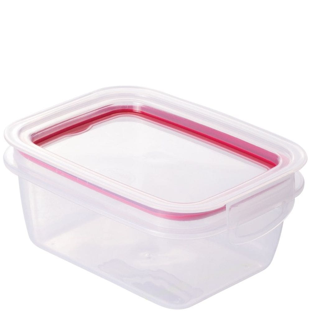 Pote hermético Trava Mais 910ml vermelho Plasutil ref.9412