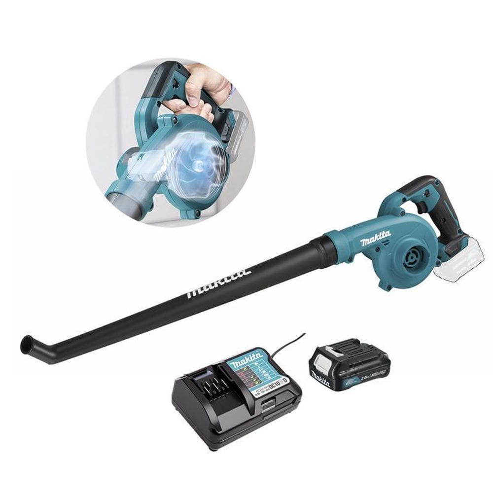 Soprador Folhas 12V Makita Ub101Dz + 1 Bateria 2A E Carreg