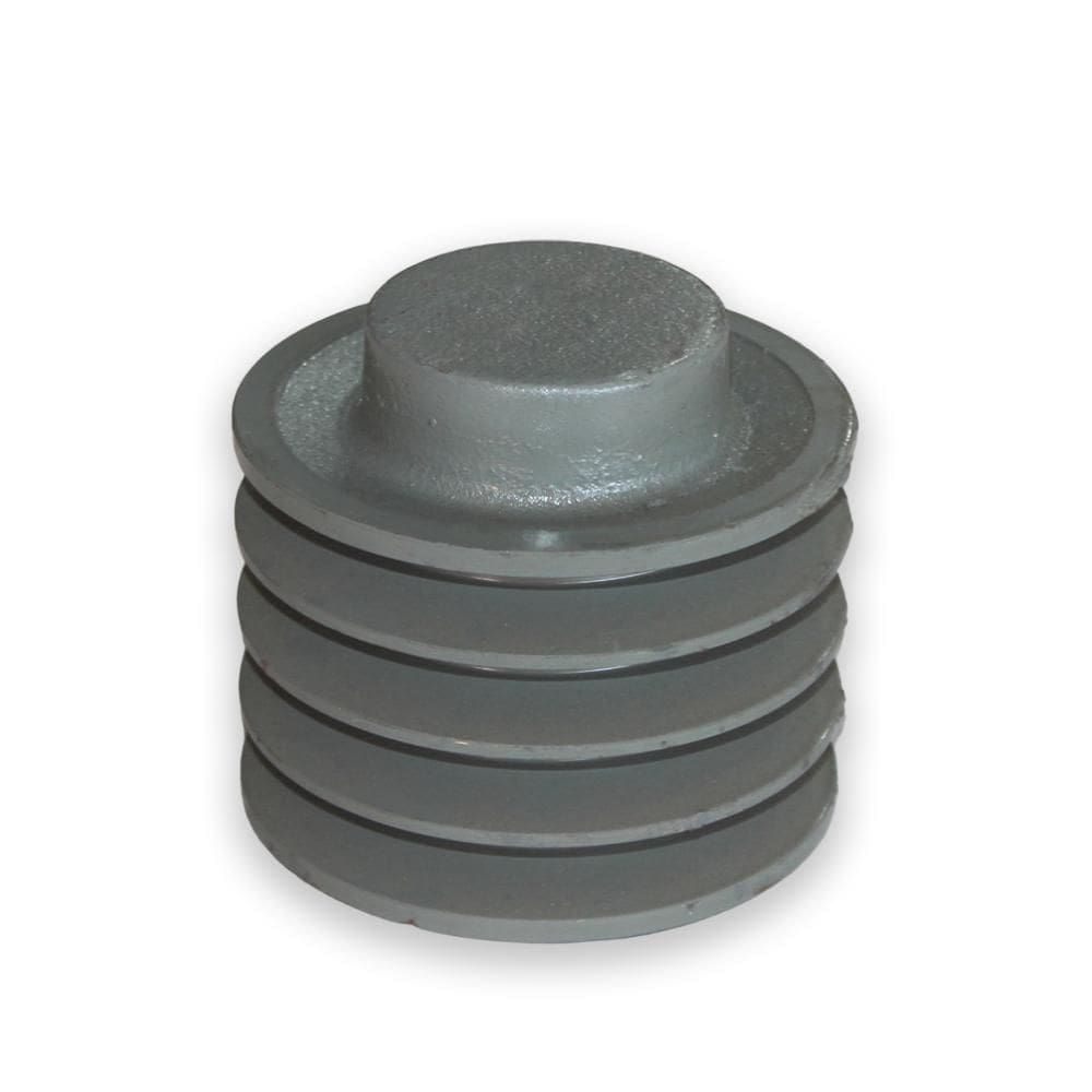Polia Ferro Fundido 4 Canais 100mm - Uso Industrial