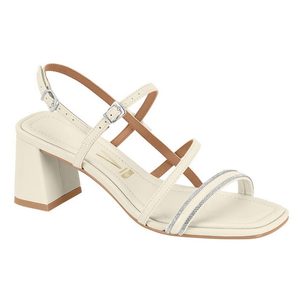 Sandália Feminina Vizzano Salto Bloco Tiras Fivela 6530.108
