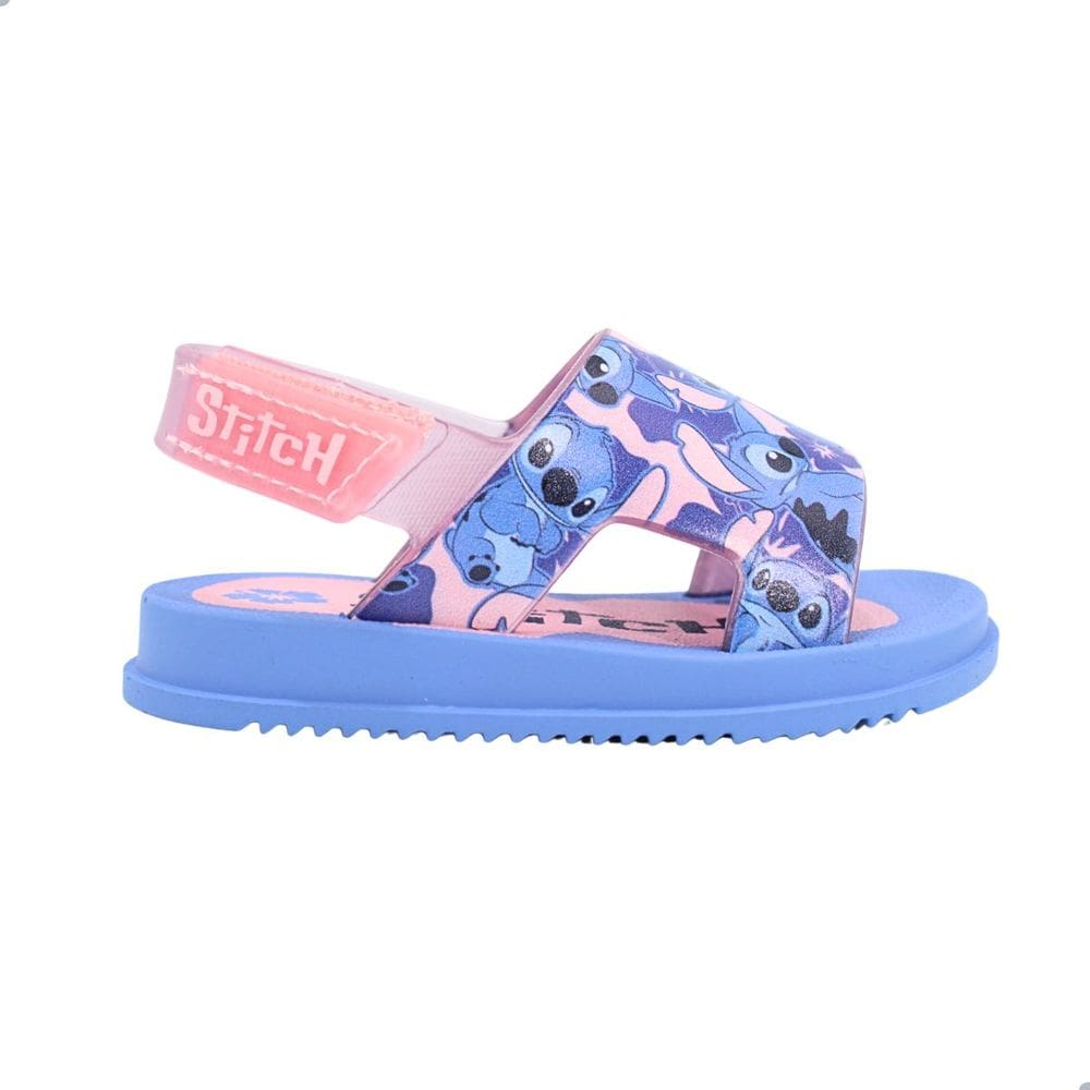 Sandália Infantil Grendene Kids Stitch Hora Azul