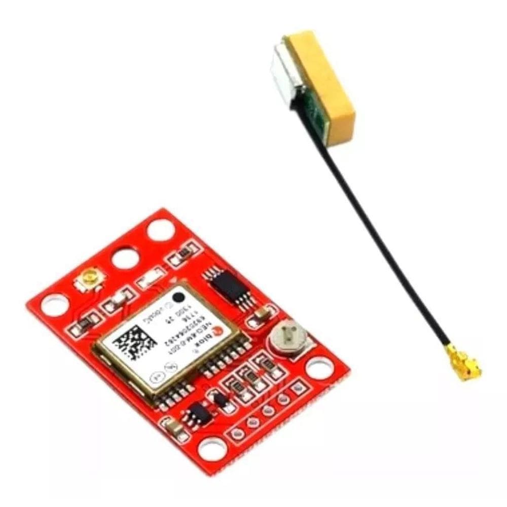 Módulo Gps Gy-Neo6M Amp2 Vermelho