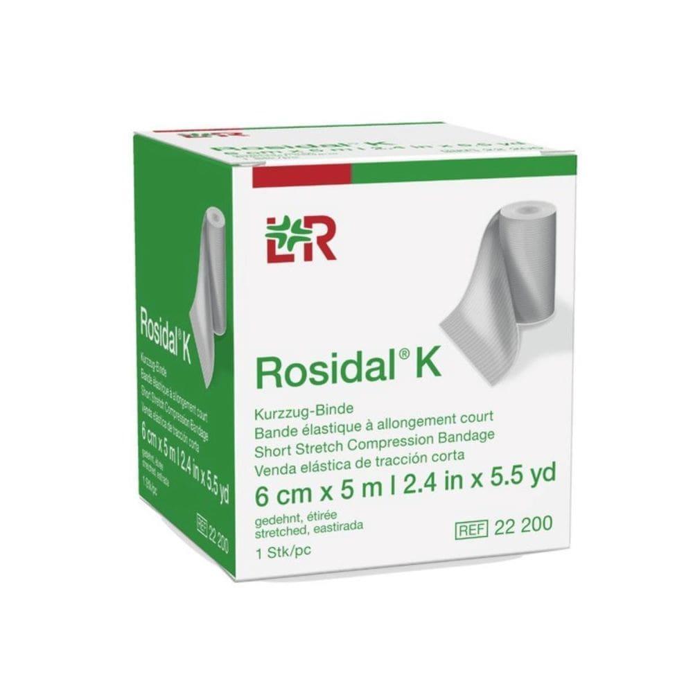 Atadura Curta Elastica Rosidal K 6Cmx5M - Lohmann & Rauscher