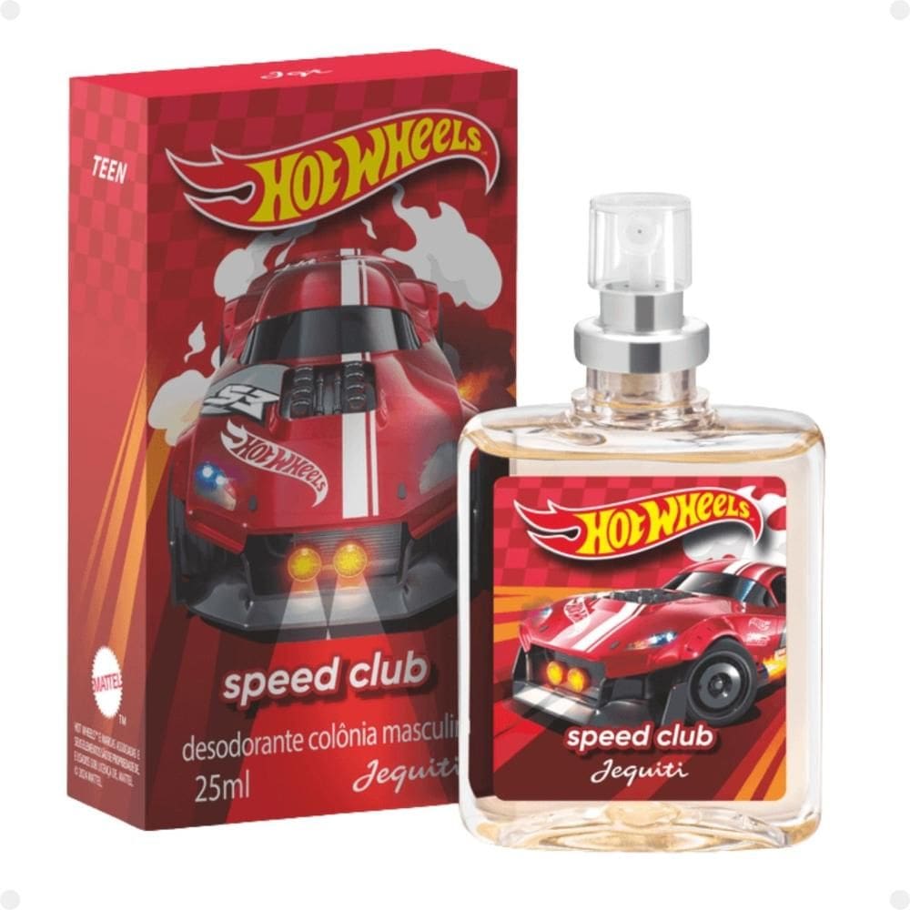 Desodorante Colônia Jequiti Teen Hot Wheels Speed Club 25ml