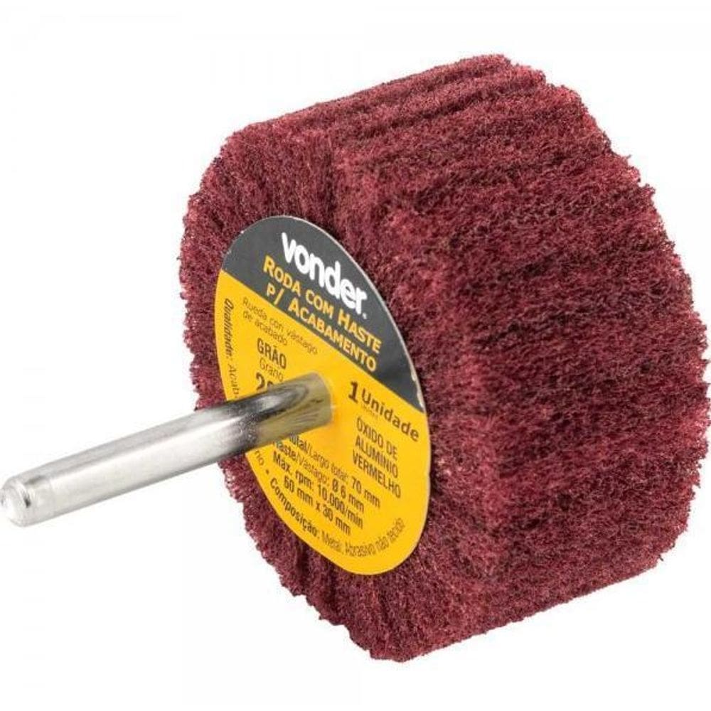 Roda Com Haste Para Acabamento 80X35Mm G280 Vonder