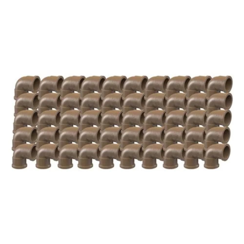 Kit Com 50 Unidades Joelho Soldável 90º 25 Mm Tigre