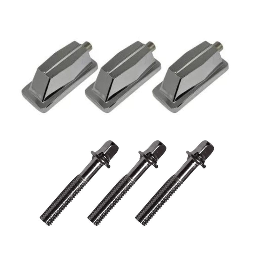 Kit 3 Canoa Tom Surdo Bumbo 19.07 + 3 Parafusos 6 X 35Mm