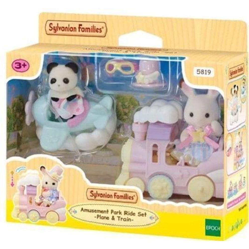 Conjunto De Atrações Avião E Trem Sylvanian Families - 5819