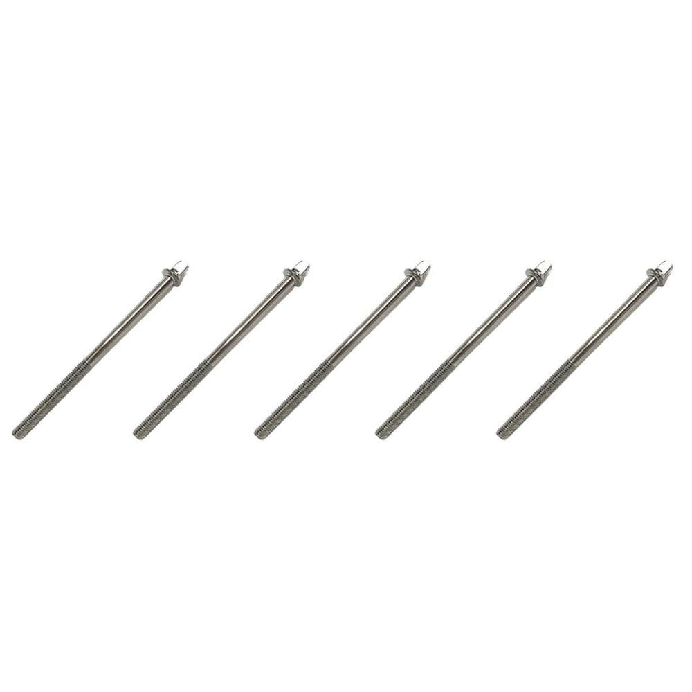 Kit 5 Parafuso Afinação De Bateria 58Mm X 5Mm 7/32 Torelli