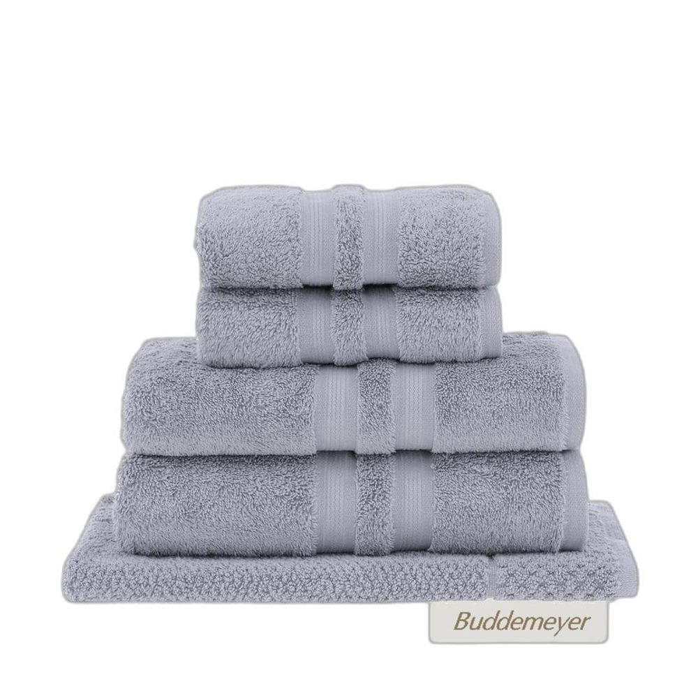 Jogo 5 Pçs Toalha Gigante Buddemeyer Algodão Egípcio Cinza