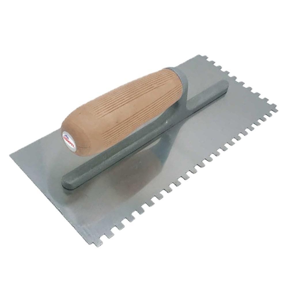 Desempenadeira De Aço Dentada 42 X 12 Cm - Compel