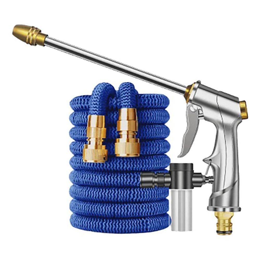 Mangueira Retrátil Reforçada Lava Carro Calçadas Pressão