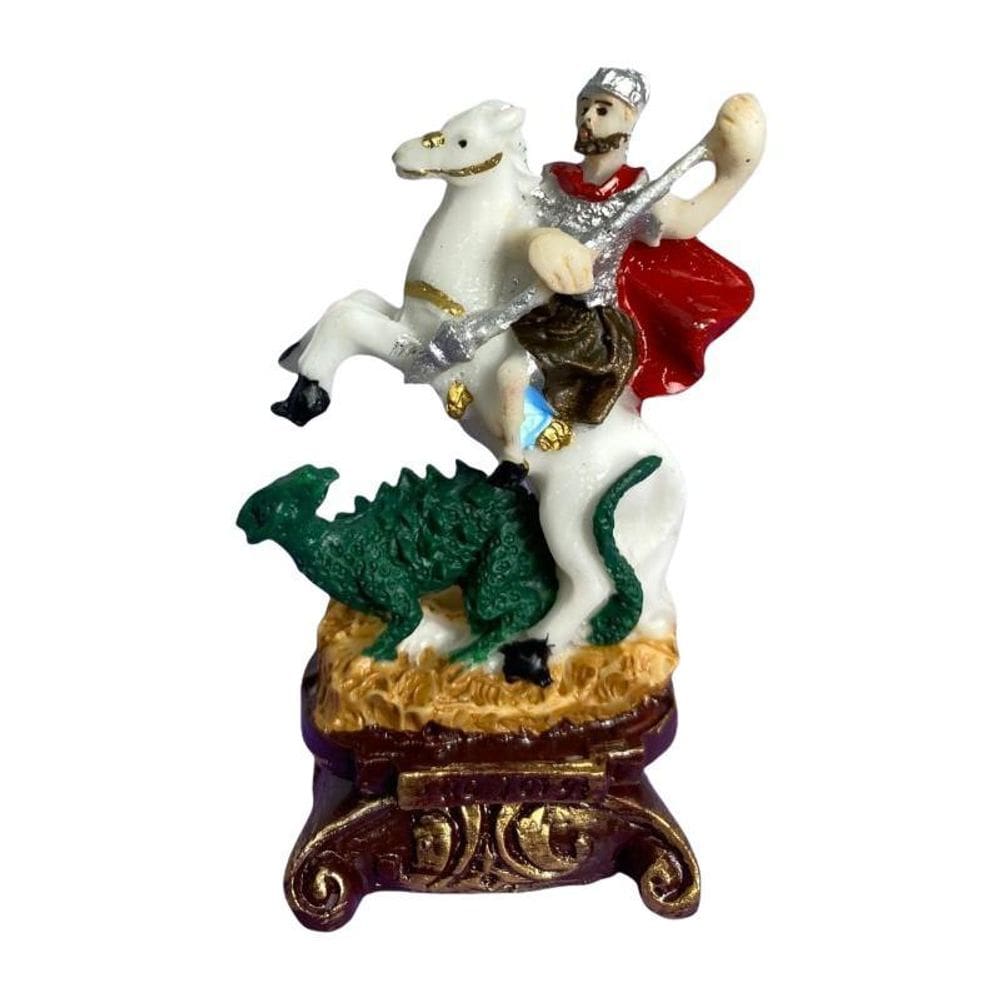 Imagem São Jorge Em Resina 7 Cm