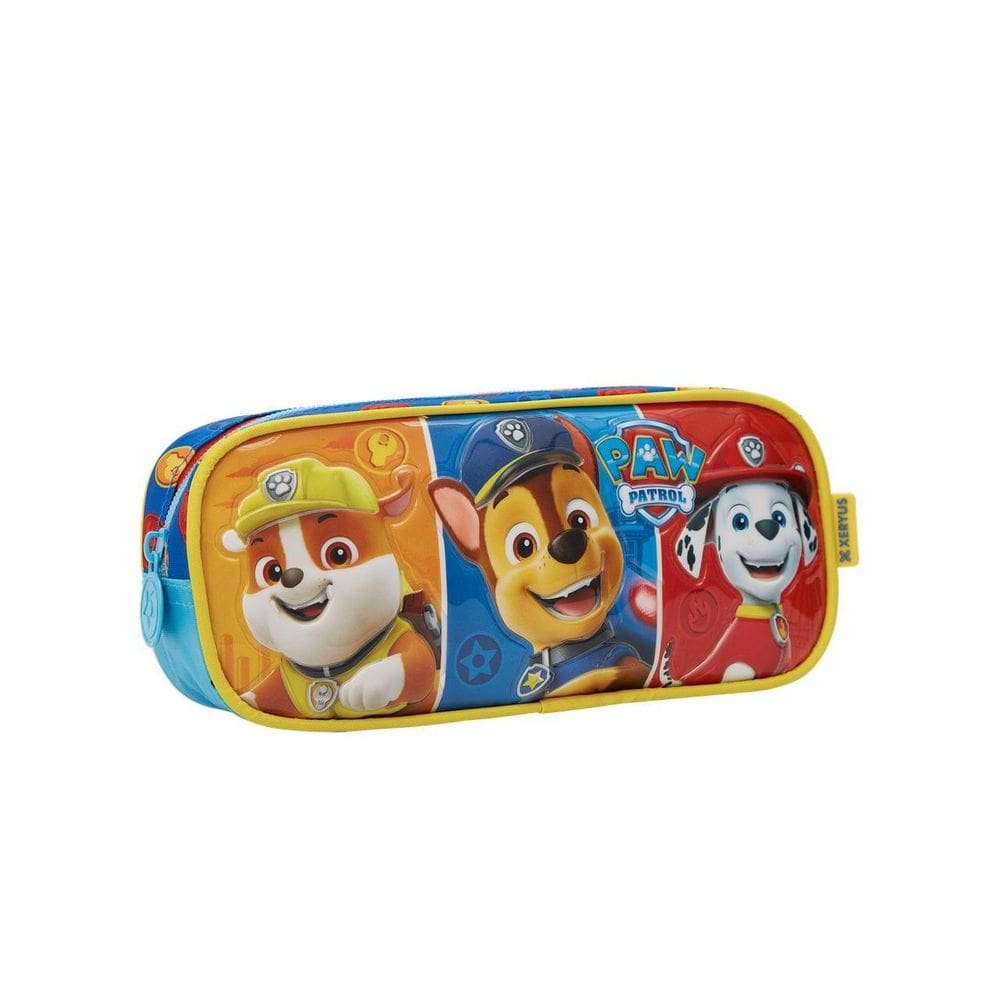 Estojo Infantil Escolar Patrulha Canina 1 Bolso Simples Azul