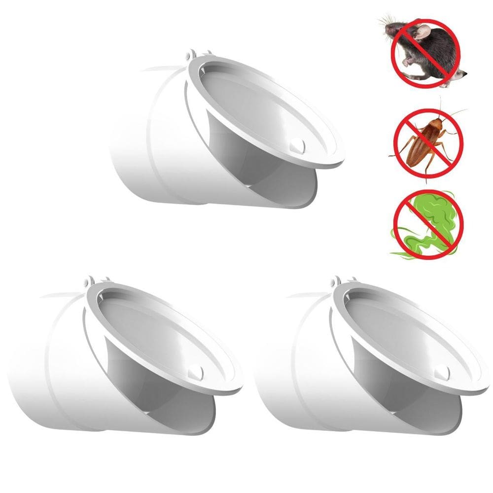 Válvula De Retenção Esgoto Para Canos 50Mm Kit 03 Un