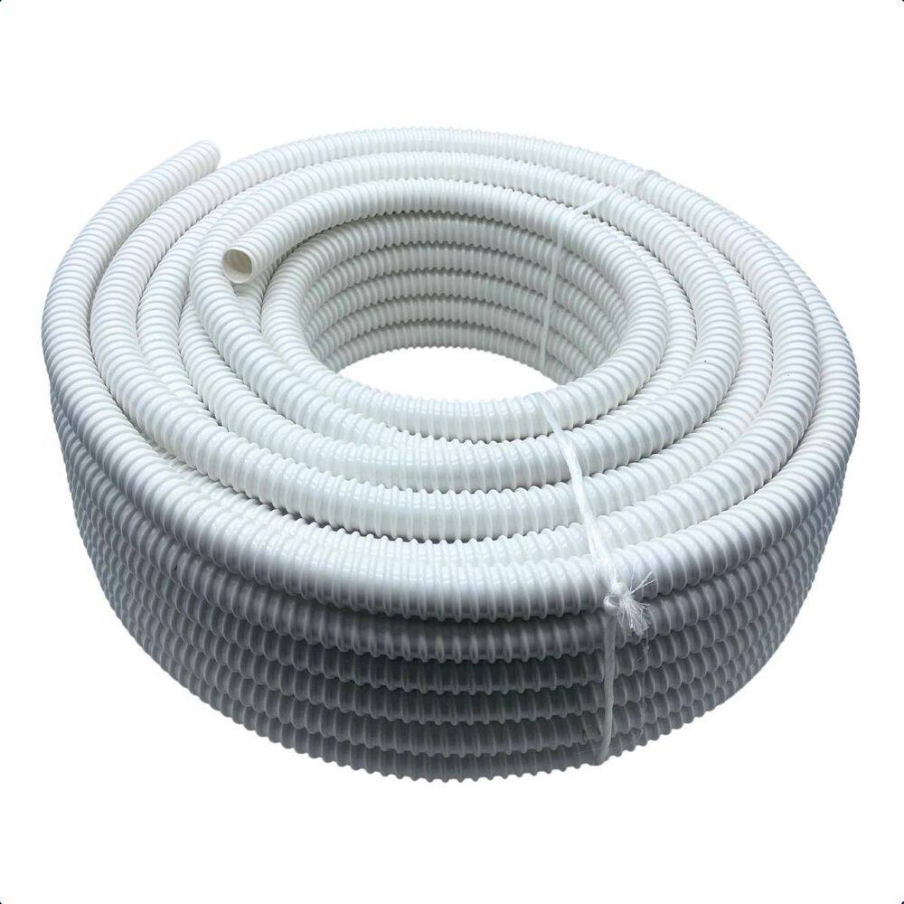 Kit 30 M Tubo Espiralado Dreno Split Bitola 5/8 Artiplastic