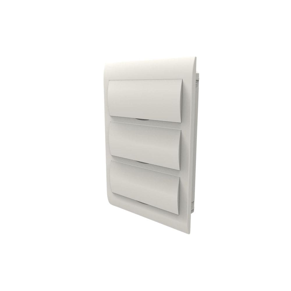 Quadro De Embutir -36 Polos - 3 Filas Qd-Eb36 Enerbras