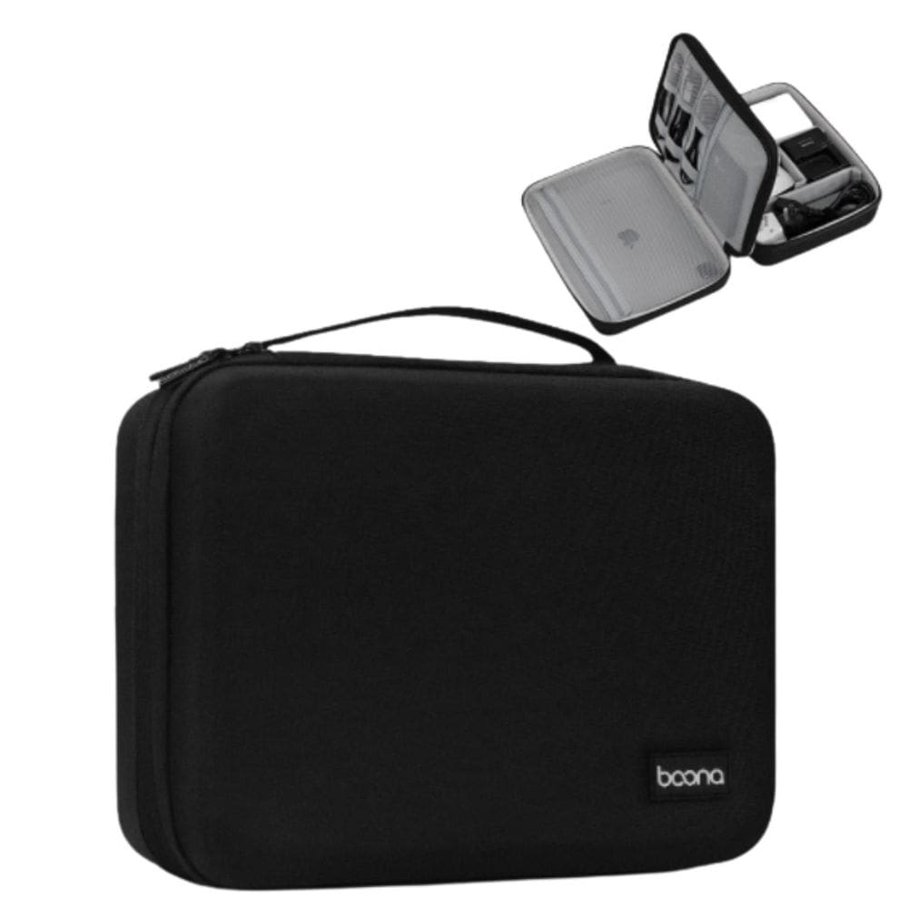 Case Organizador Rígido Grande Acessórios Eletrônicos Preta