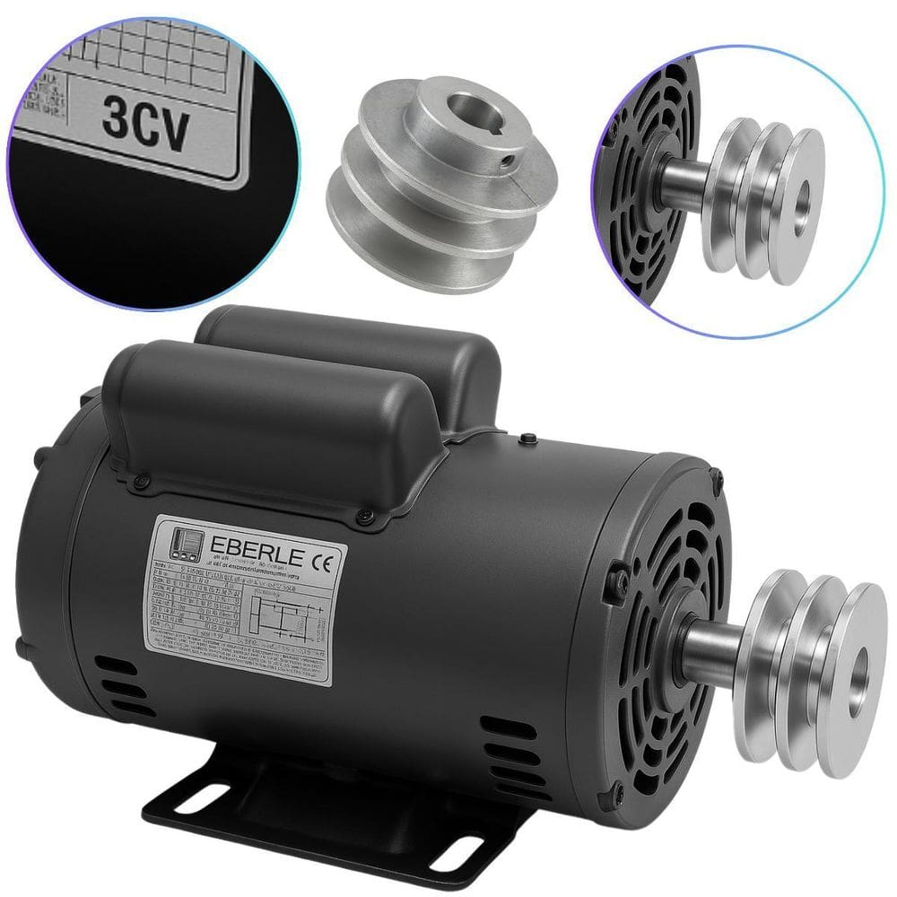 Motor 3.0 Cv Alta Rotação Eberle , 2 Polos, 110-127/220-254