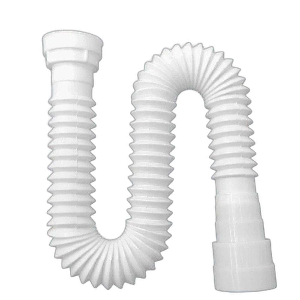 Sifão Sanfonado Multiuso Lavatório/Pia/Tanque 52Cm Branco