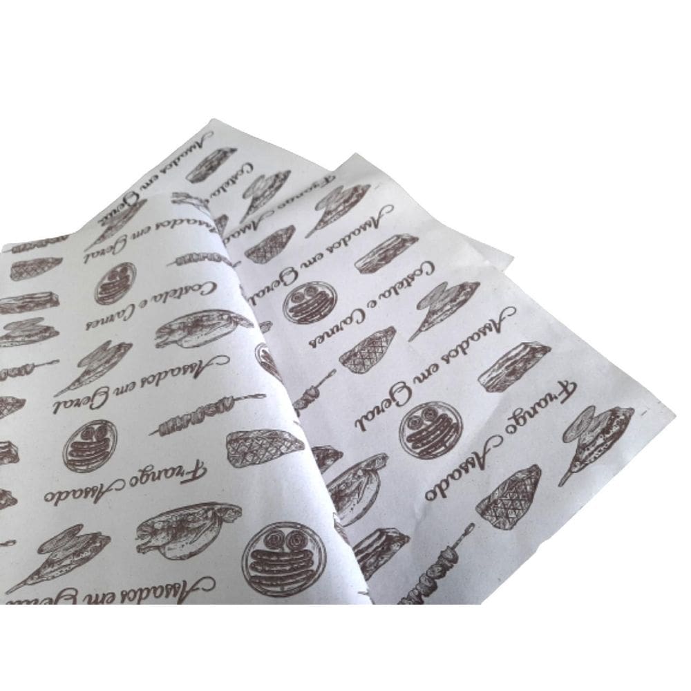 Papel Acoplado Para Frango Assado - 50X60 5Kg Kit 2 Un
