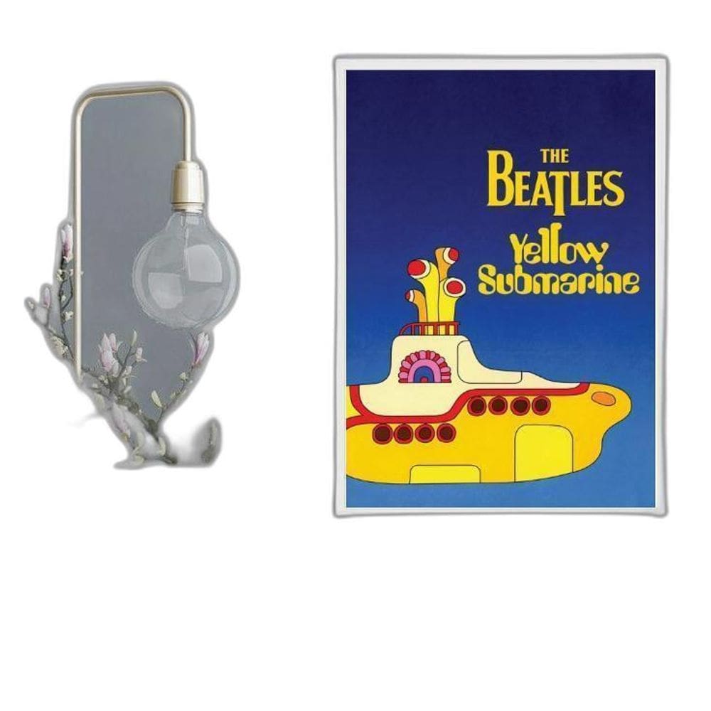 Quadro Yellow Submarine - Beatles 33X24Cm