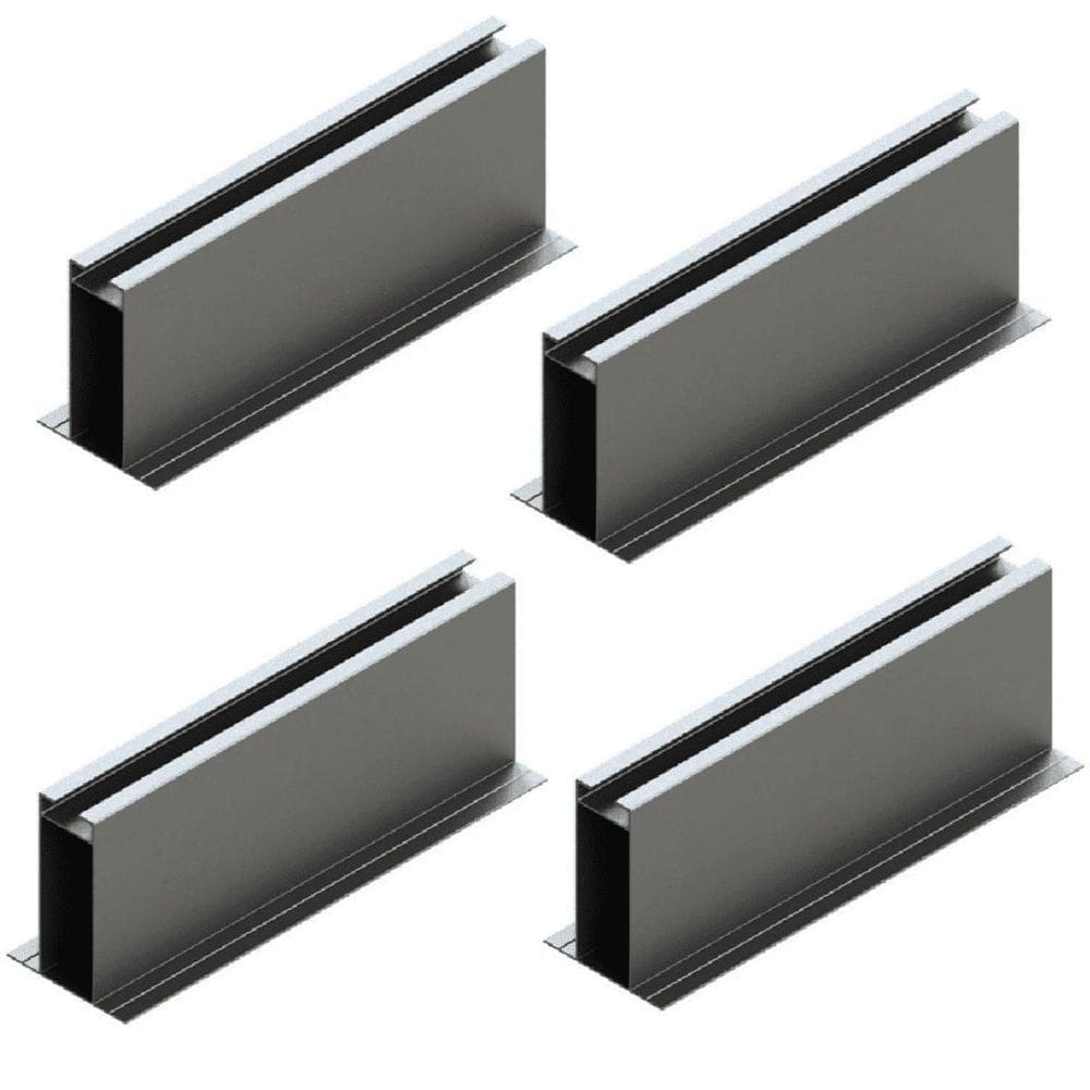 Estrutura Suporte Mini Trilho Fixador Placa Painel Solar