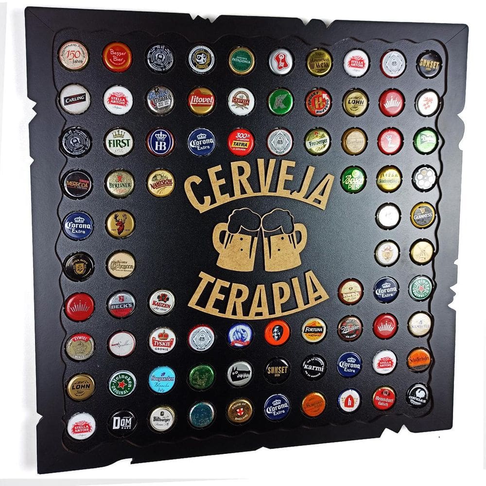 Porta Tampinhas Decoração Cantinho Cerveja Cervejaterapia Pr