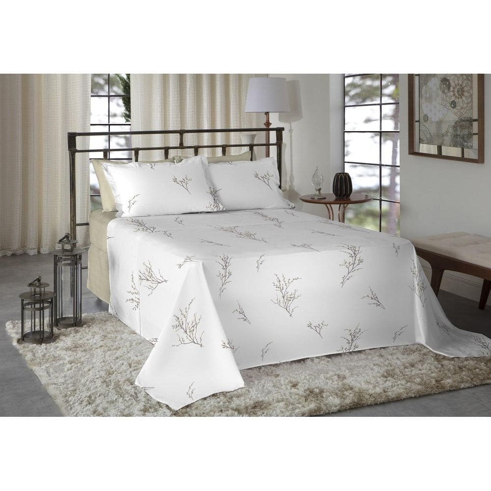 Jogo De Cama Casal 300 Fios Nova América - Aline  7370