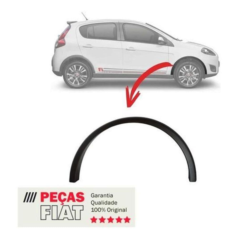 Moldura Paralama Dianteiro Direito Fiat Novo Palio