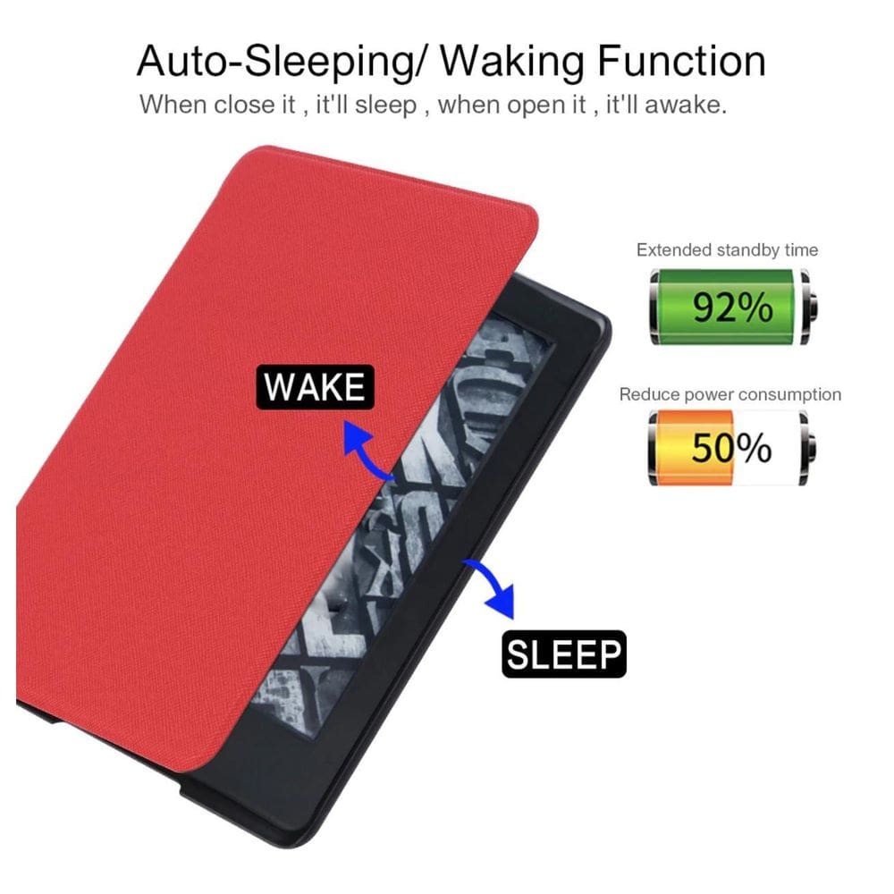 Capa Couro Auto Sleep Kindle Oasis 9º Geração 2017 P16Rxt