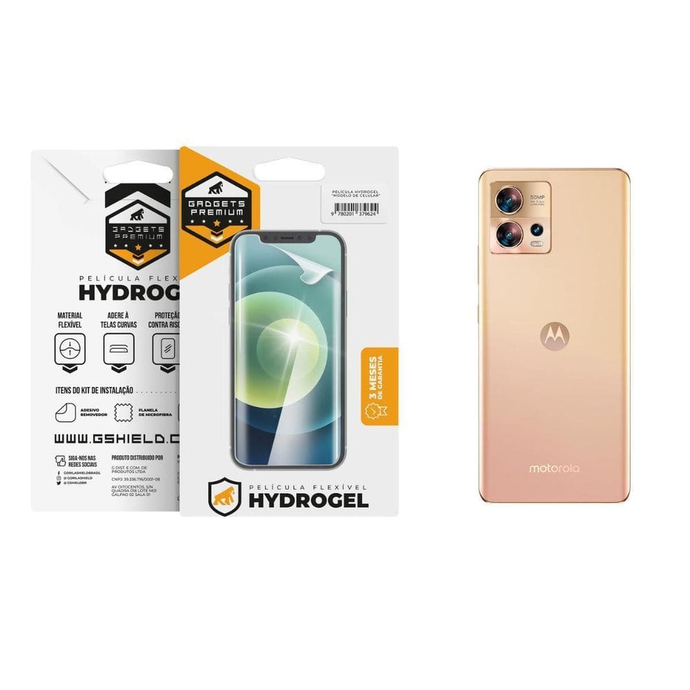 Película P/Motorola Edge30 Fusion-Traseira Hydrogel -Gshield