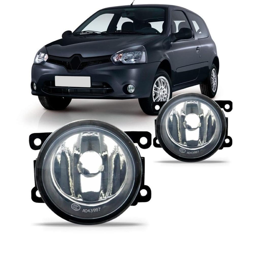 Par Farol Milha Auxiliar Clio 2013 A 2015 Modelo