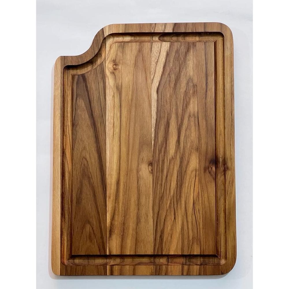 Tábua De Corte Madeira Teca Para Cuba Gourmet Stillus Home