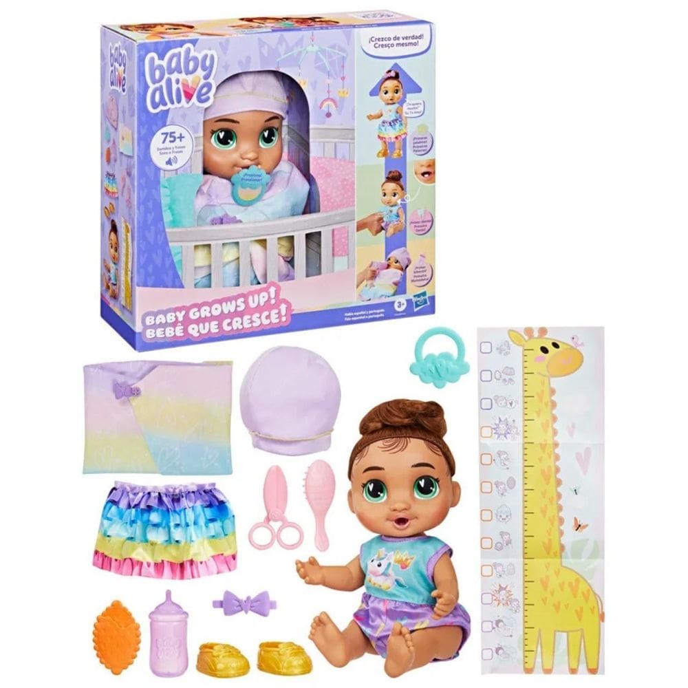 Boneca Baby Alive Grows Up Sophia Cresce De Verdade Com Fala